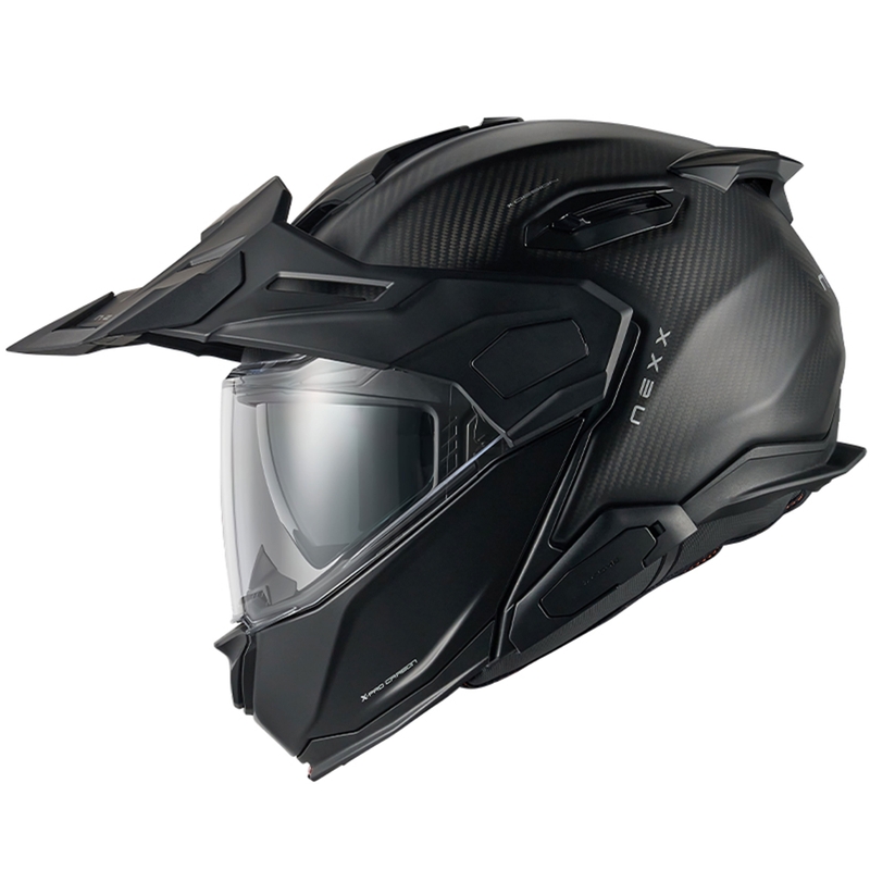 Casca de motocicleta rabatabila Nexx X.Lifecountry Zero PRO neagra mat