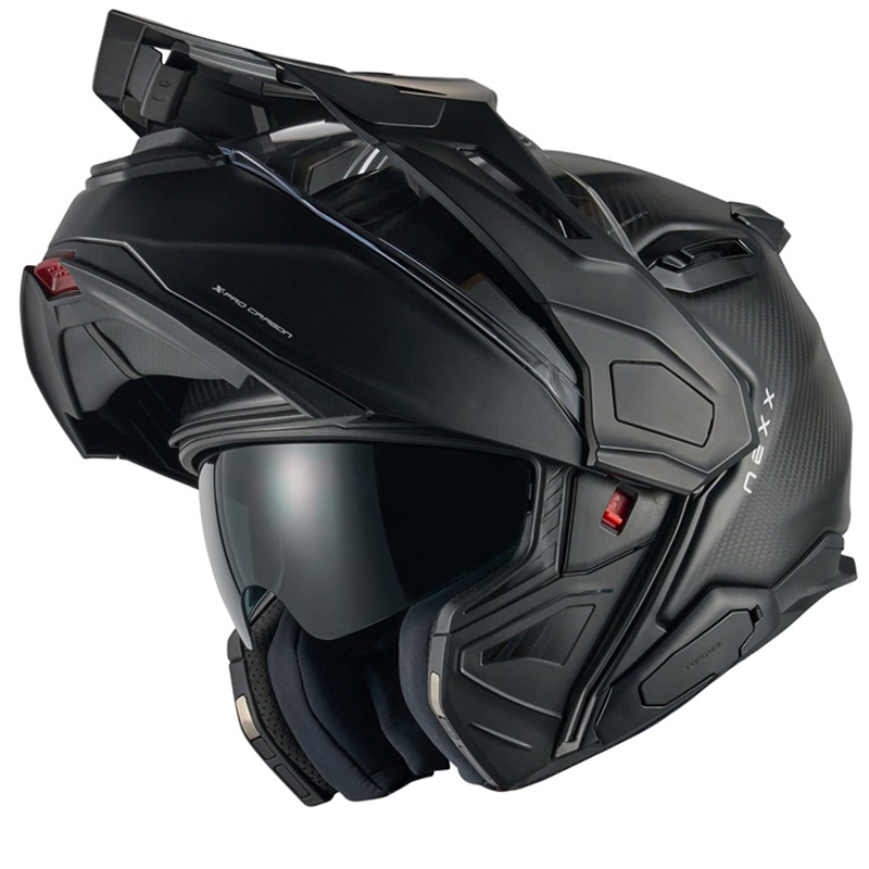 Casca de motocicleta rabatabila Nexx X.Lifecountry Zero PRO neagra mat