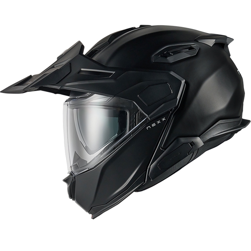 Casca de motocicleta rabatabila Nexx X.Lifecountry Plain negru mat lichidare