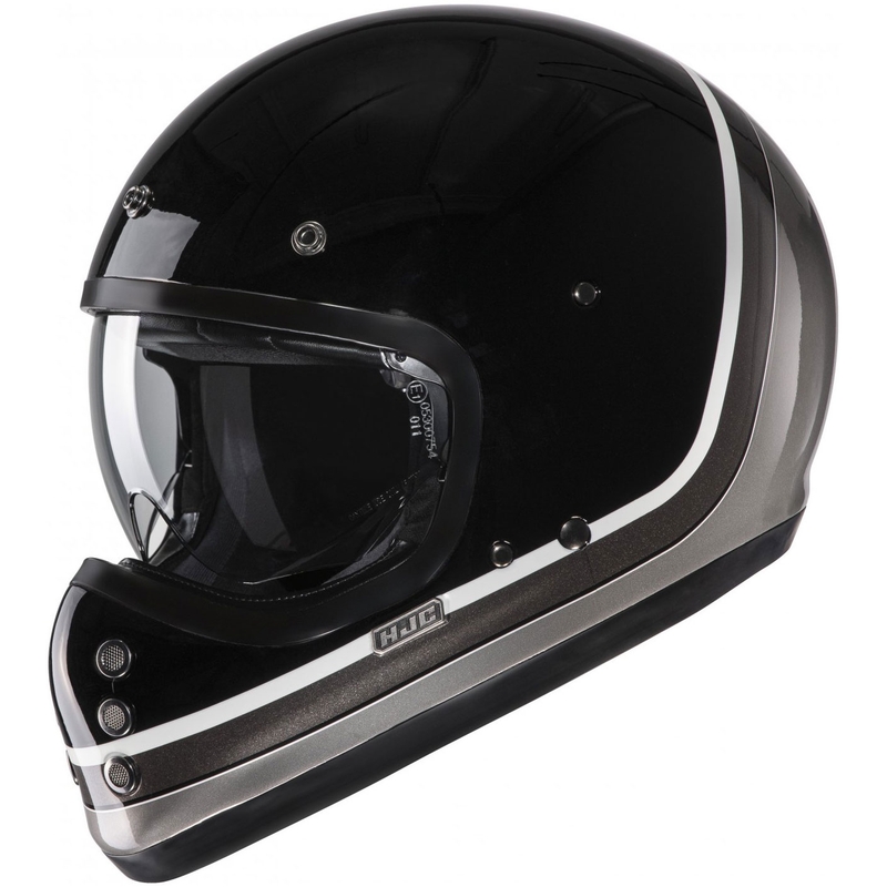 Cască integrală pentru motocicletă HJC V60 Scoby MC5 negru-alb-gri
