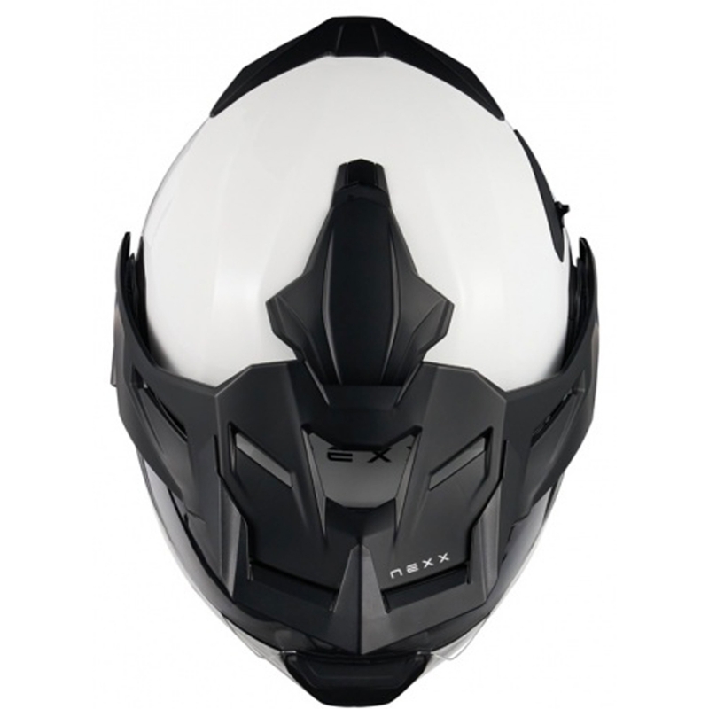 Cască de motocicletă rabatabilă Nexx X.Lifecountry Plain white lichidare