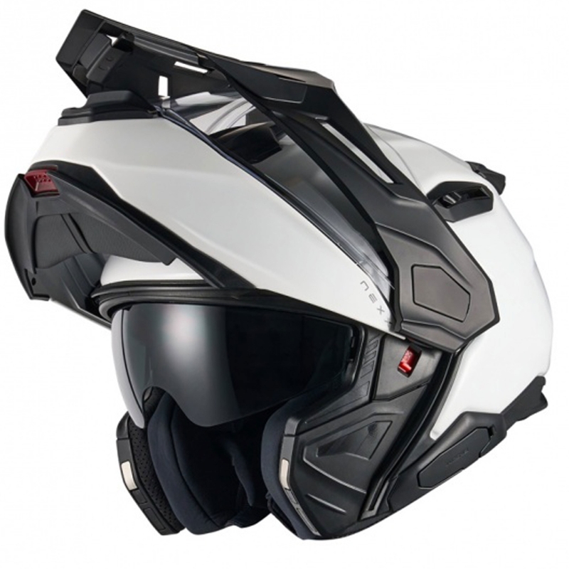 Cască de motocicletă rabatabilă Nexx X.Lifecountry Plain white lichidare