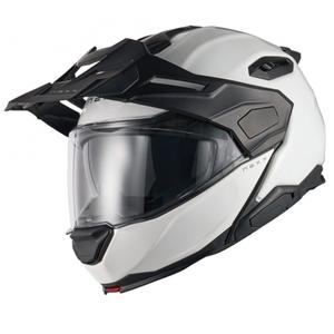 Cască de motocicletă rabatabilă Nexx X.Lifecountry Plain white