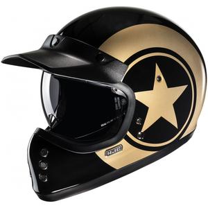 Casca integrala pentru motocicleta HJC V60 Nyx MC9 negru-aurie