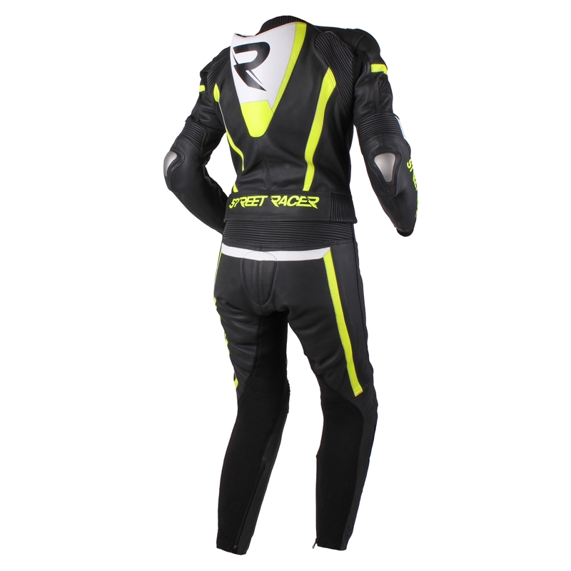 Combinezon pentru femei Street Racer Dafne negru-alb-galben fluorescent lichidare