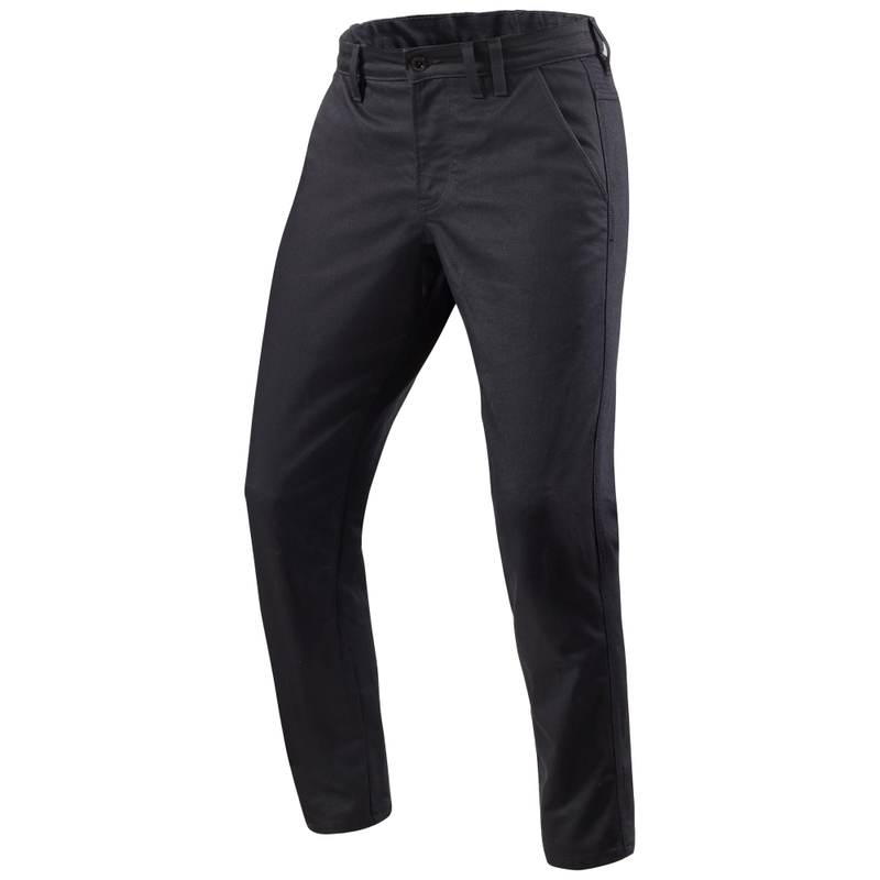 Pantaloni motociclete conici Revit Chino Dean 2 short negri