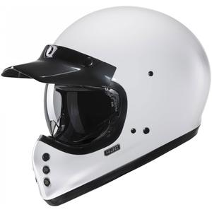 Cască de motocicletă integrală HJC V60 Solid albă