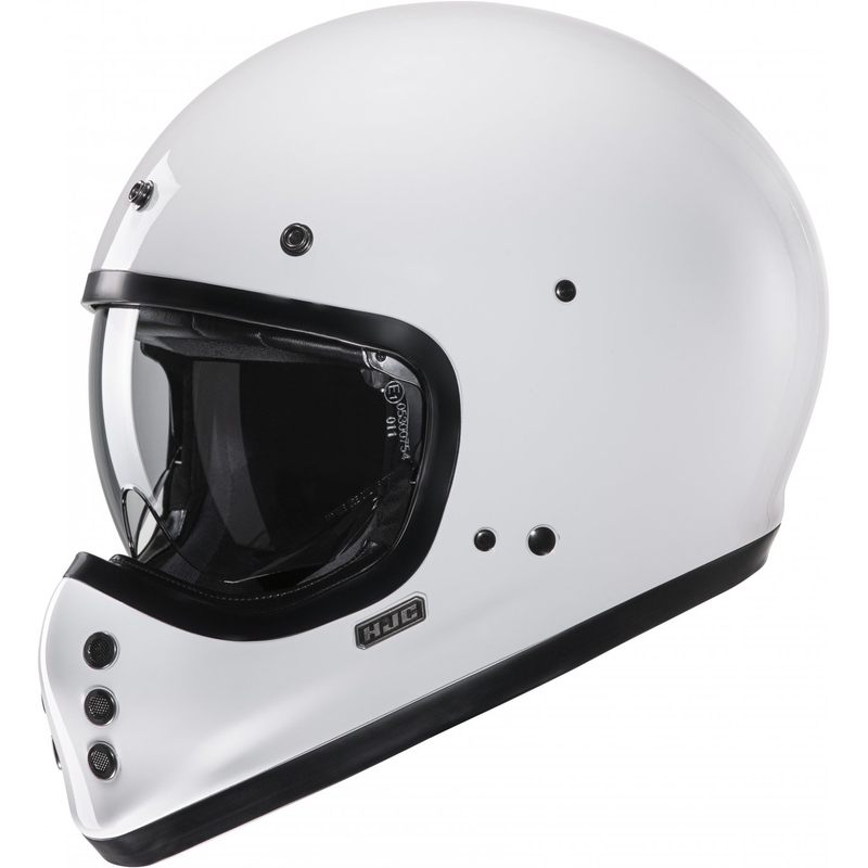 Cască integrală pentru motocicletă HJC V60 Solid, albă