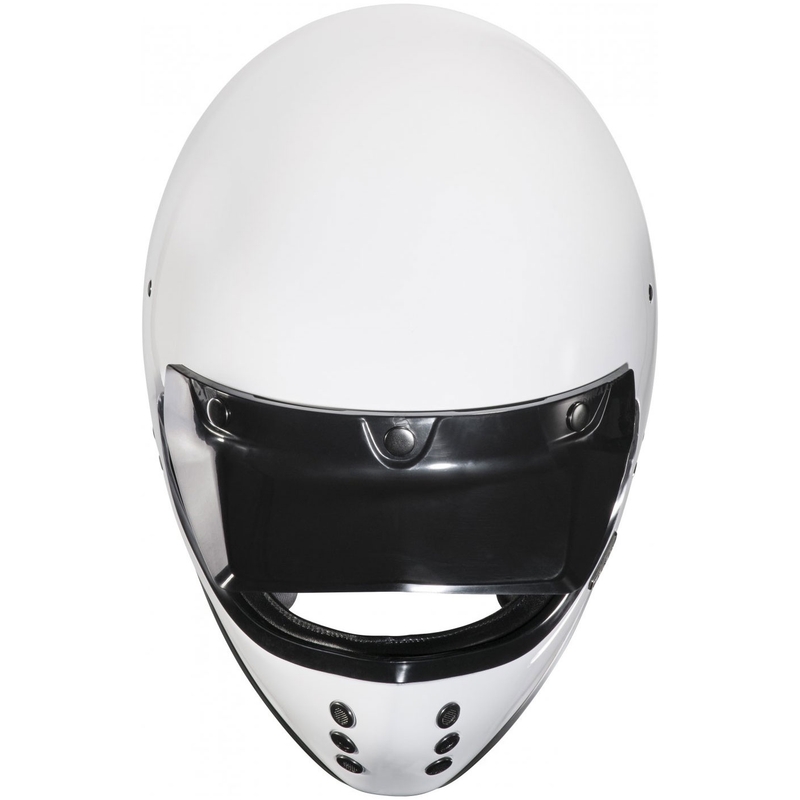 Cască integrală pentru motocicletă HJC V60 Solid, albă