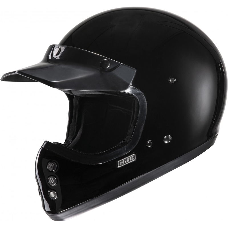 Cască integrală pentru motocicletă HJC V60 Solid, neagră