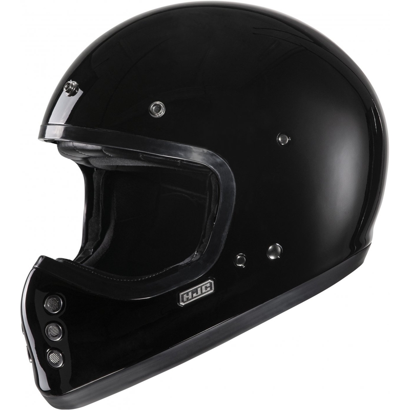 Cască integrală pentru motocicletă HJC V60 Solid, neagră