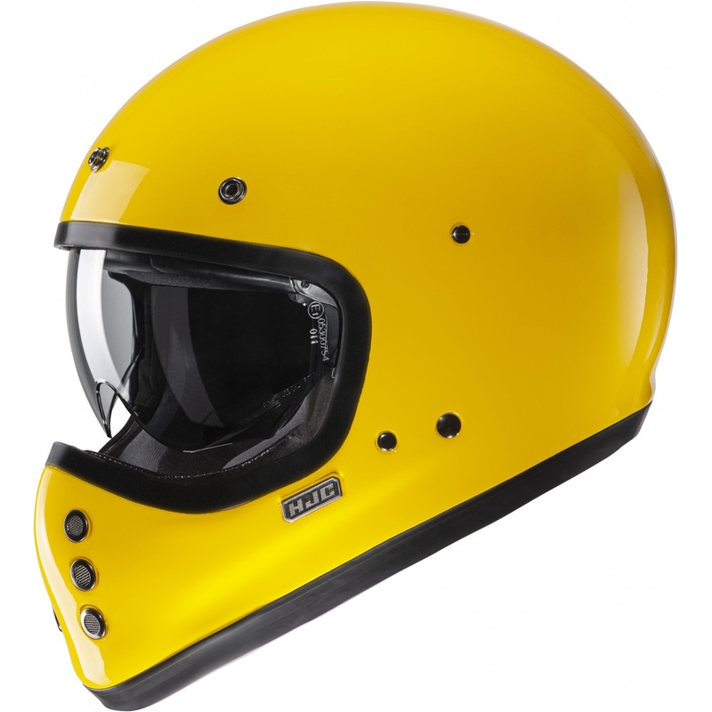Cască integrală pentru motocicletă HJC V60 Solid galben intens