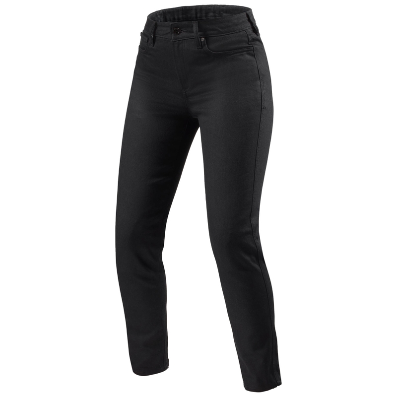Jeans de motocicletă pentru femei Revit Marzia Skinny short negri