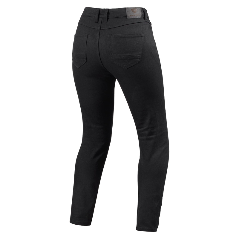 Jeans de motocicletă pentru femei Revit Marzia Skinny short negri