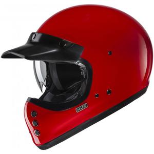 Cască integrală pentru motocicletă HJC V60 Roșu închis solid