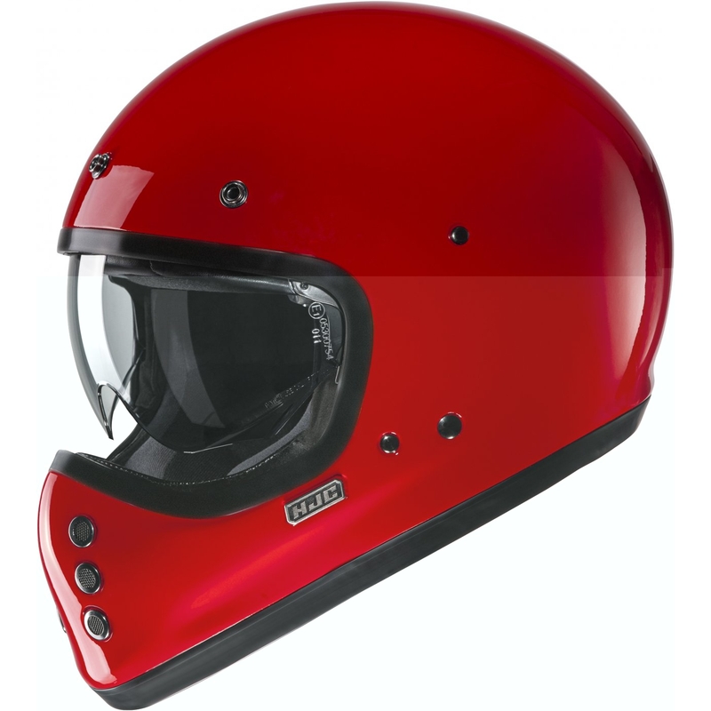 Cască integrală pentru motocicletă HJC V60 Roșu închis solid
