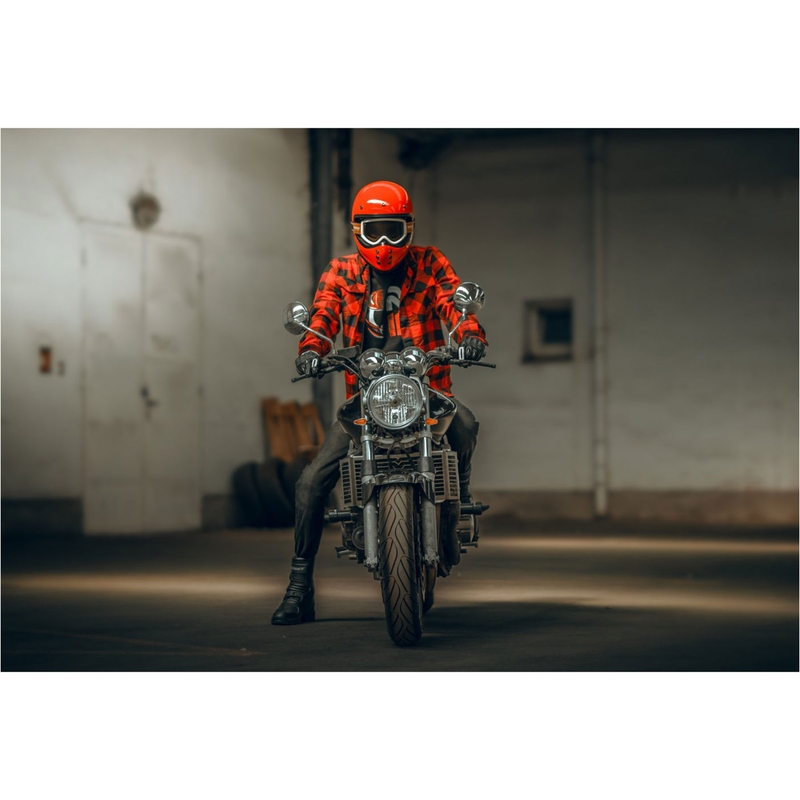 Cască integrală pentru motocicletă HJC V60 Roșu închis solid