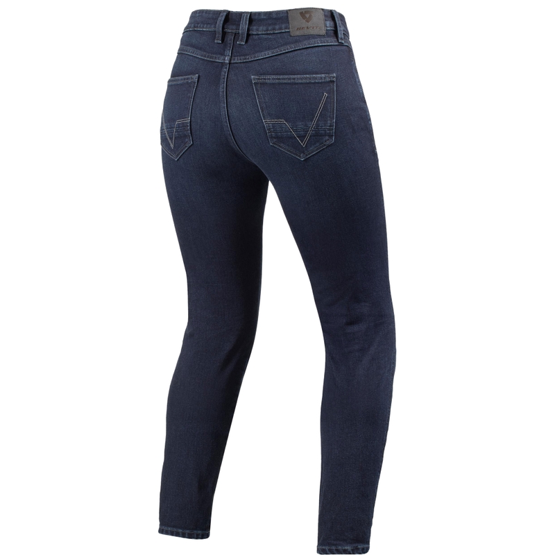 Blugi pentru motociclete de damă Revit Marzia Skinny, albaștri