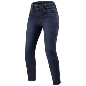 Blugi de motocicletă pentru femei Revit Marzia Skinny short - Albastru