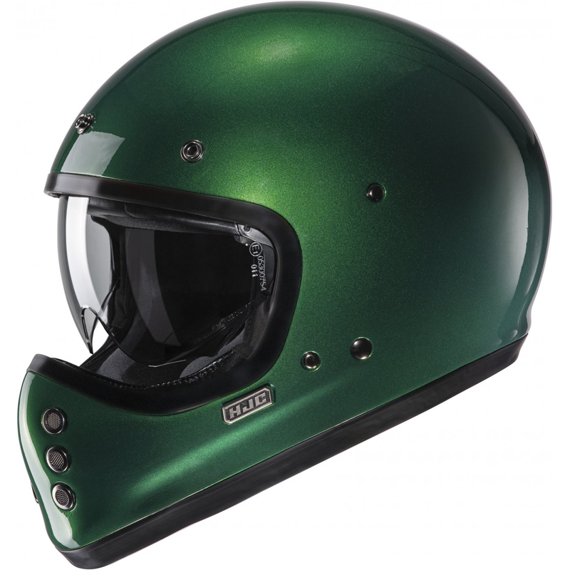 Cască integrală pentru motocicletă HJC V60 Verde închis solid