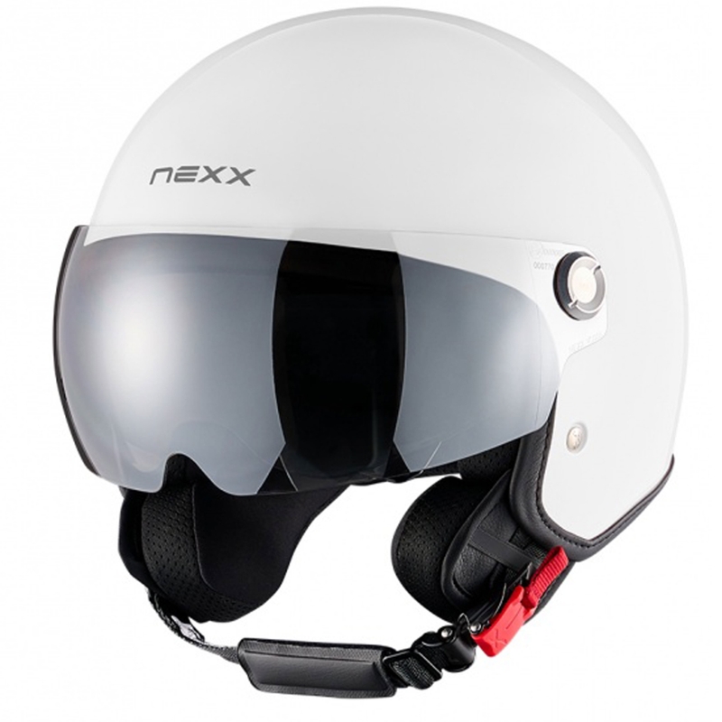 Cască de motocicletă NEXX Y.10 Stiletto Open Face, albă