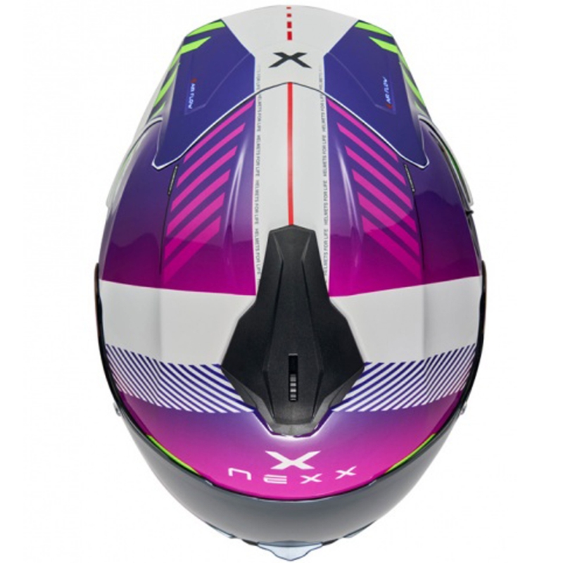 Cască de motocicletă integrală NEXX Y.100R Fade alb-violet