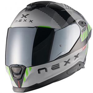 Cască integrală pentru motocicletă NEXX Y.100R Fade gri-negru