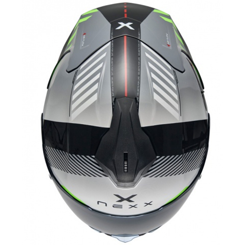 Cască integrală pentru motocicletă NEXX Y.100R Fade gri-negru lichidare