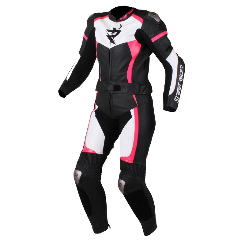 Combinezon pentru femei Street Racer Dafne negru-alb-roz lichidare