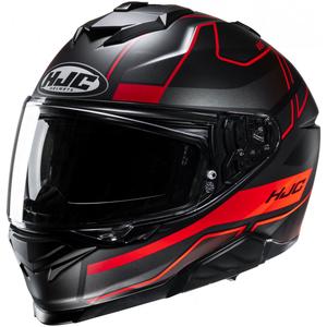 Casca moto integrala HJC i71 Iorix MC1SF negru-rosu