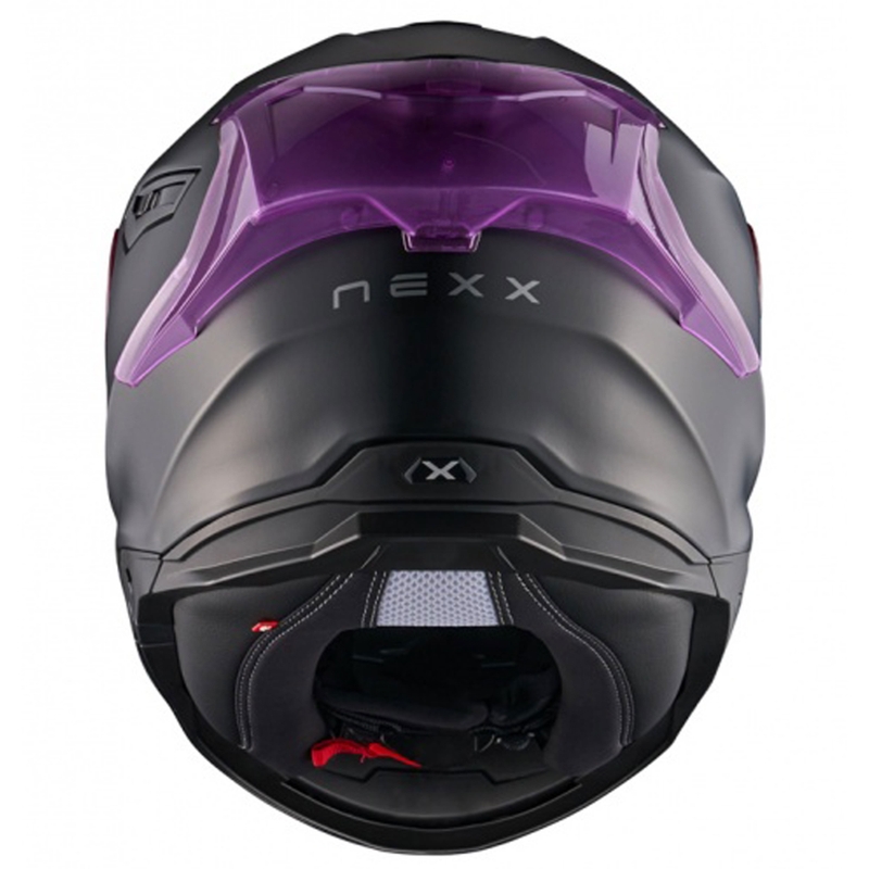 Casca moto integrala NEXX Y.100R Subsonic negru-roz mat