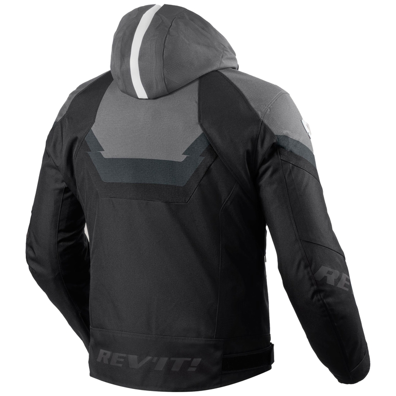 Geacă moto Revit Quantum 3 H2O negru-gri