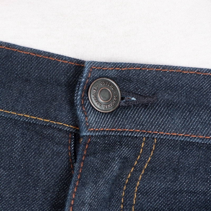 Blugi Slim AAA Omologați Original Oxford Blugi Motociclete Spălați Albastru
