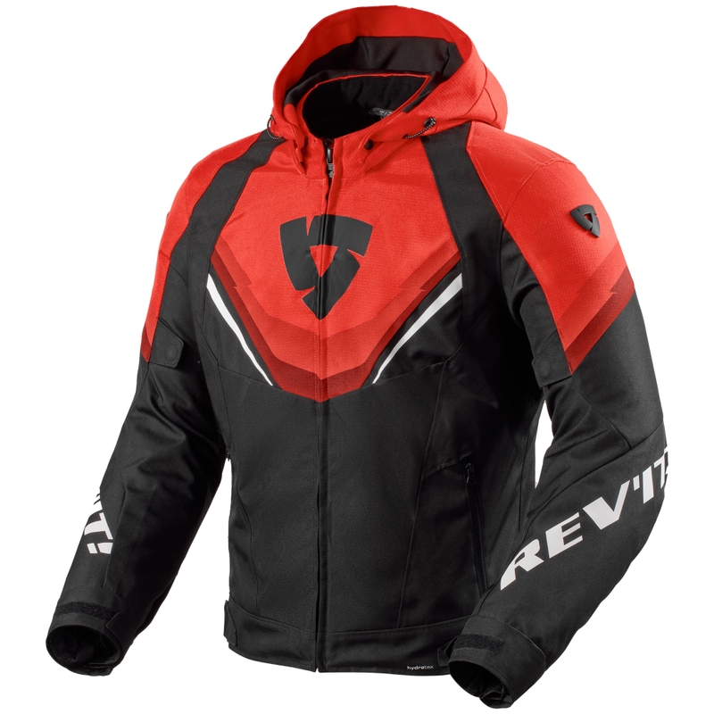 Jacheta moto Revit Quantum 3 H2O negru-rosu