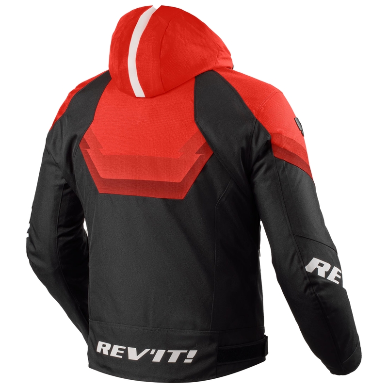 Jacheta moto Revit Quantum 3 H2O negru-rosu