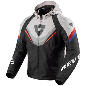 Jachetă moto Revit Quantum 3 H2O negru-gri deschis