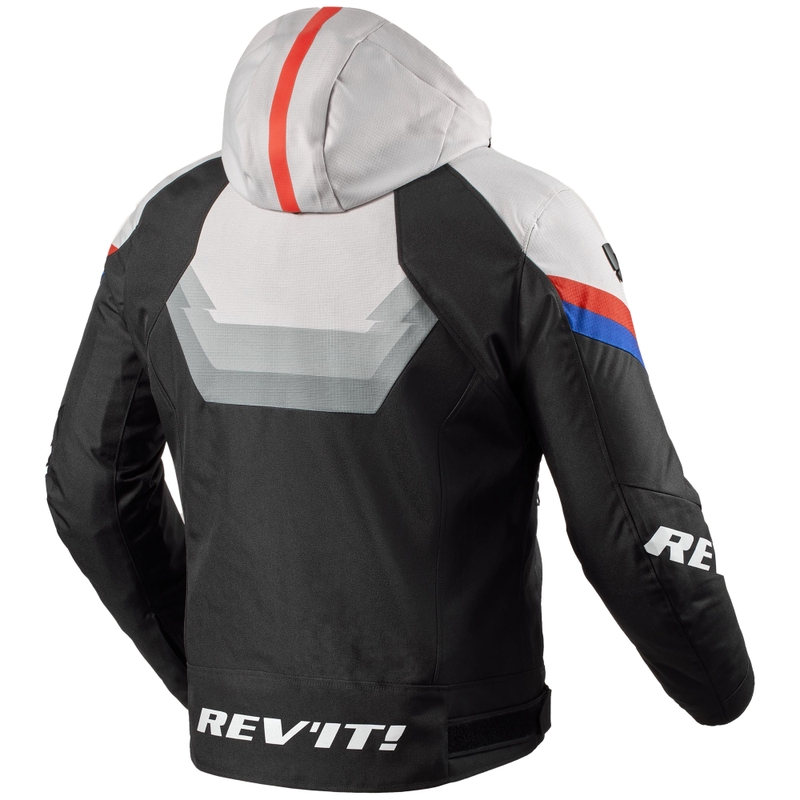 Jachetă moto Revit Quantum 3 H2O negru-gri deschis