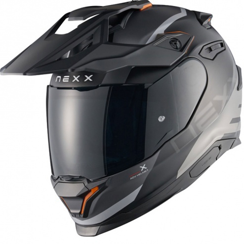 Casca moto enduro NEXX Y.TRAVL Quest negru-gri mat lichidare