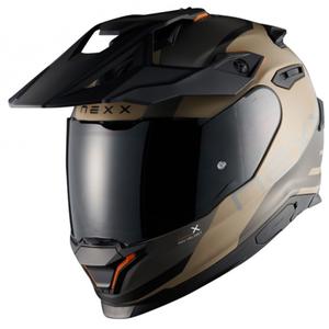 Casca moto enduro NEXX Y.TRAVL Quest negru-nisip mat