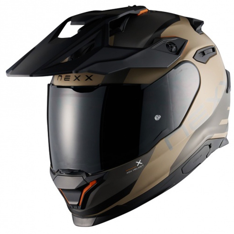 Casca moto enduro NEXX Y.TRAVL Quest negru-nisip mat