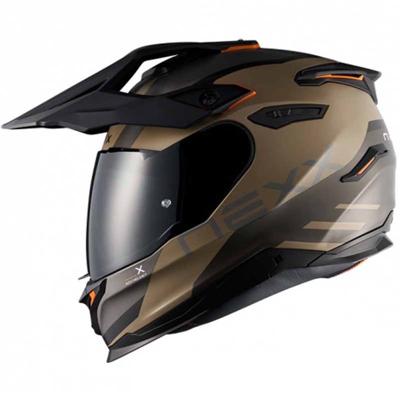 Casca moto enduro NEXX Y.TRAVL Quest negru-nisip mat