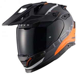 Casca moto enduro NEXX Y.TRAVL Quest portocaliu mat