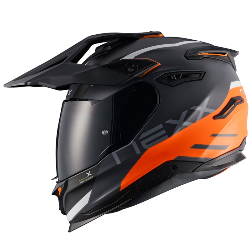 Casca moto enduro NEXX Y.TRAVL Quest portocaliu mat