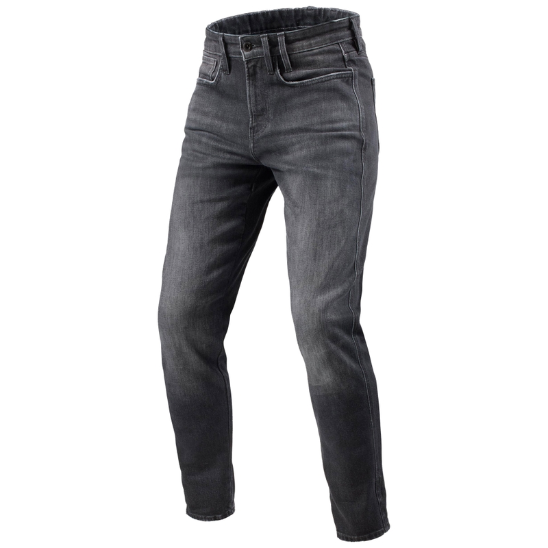 Blugi pentru motociclete Revit Kai Skinny Short Mid Grey Stone