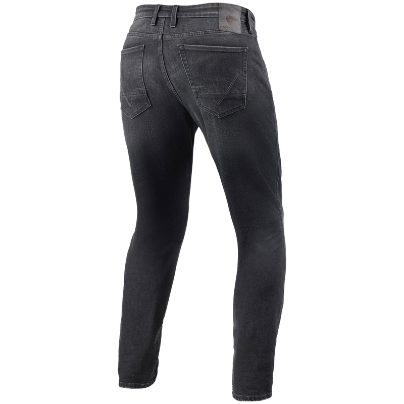 Blugi pentru motociclete Revit Kai Skinny Short Mid Grey Stone