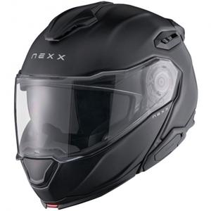 Casca de motocicleta rabatabila Nexx X.Lifetour Plain negru mat