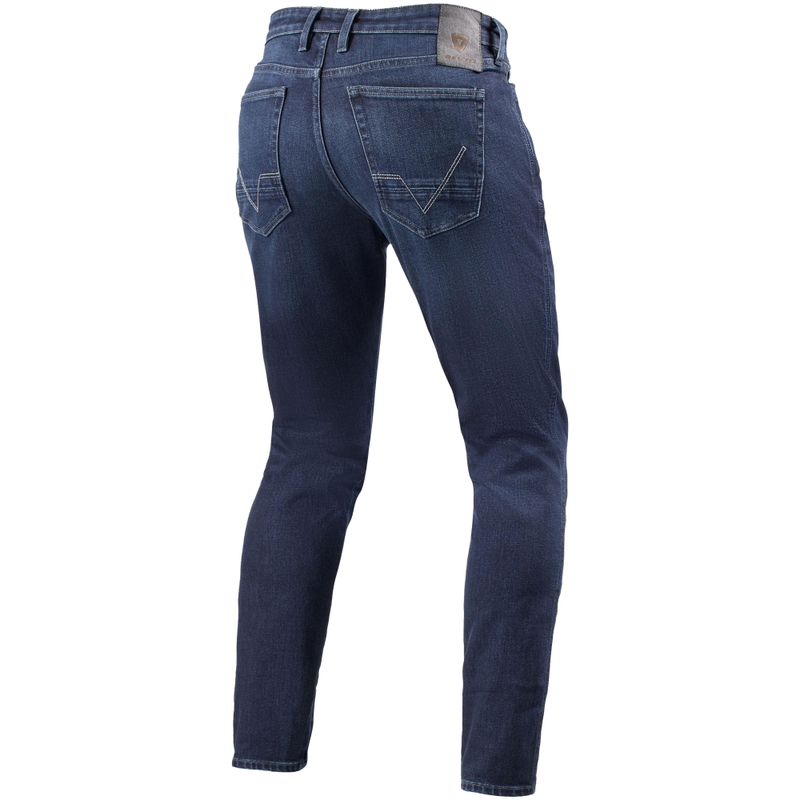 Jeans Moto Skinny Revit Kai Medium Blue Stone