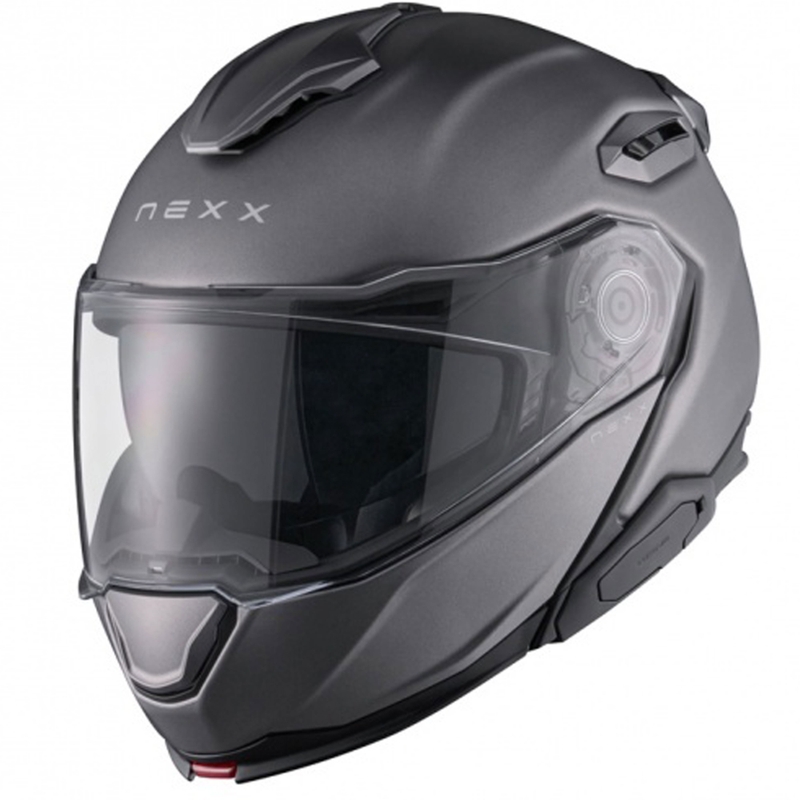 Cască de motocicletă rabatabilă Nexx X.Lifetour Plain titan mat