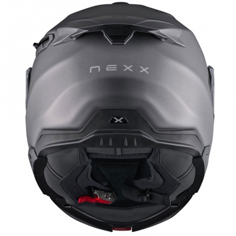 Cască de motocicletă rabatabilă Nexx X.Lifetour Plain titan mat