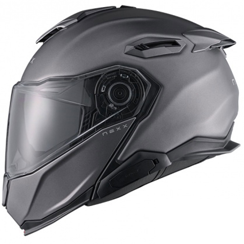 Cască de motocicletă rabatabilă Nexx X.Lifetour Plain titan mat